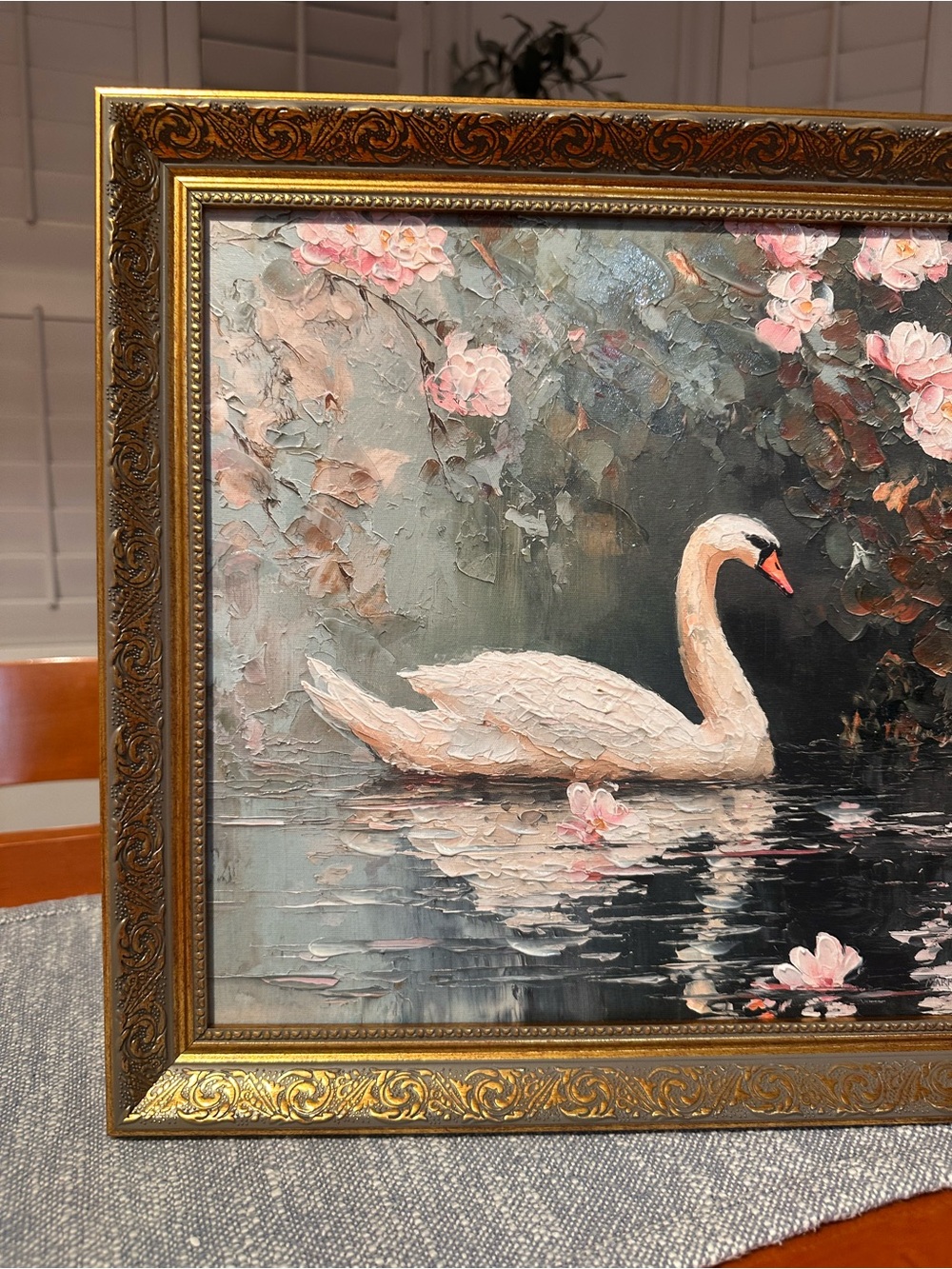15x15” Swan lake art - Picture 8 of 16